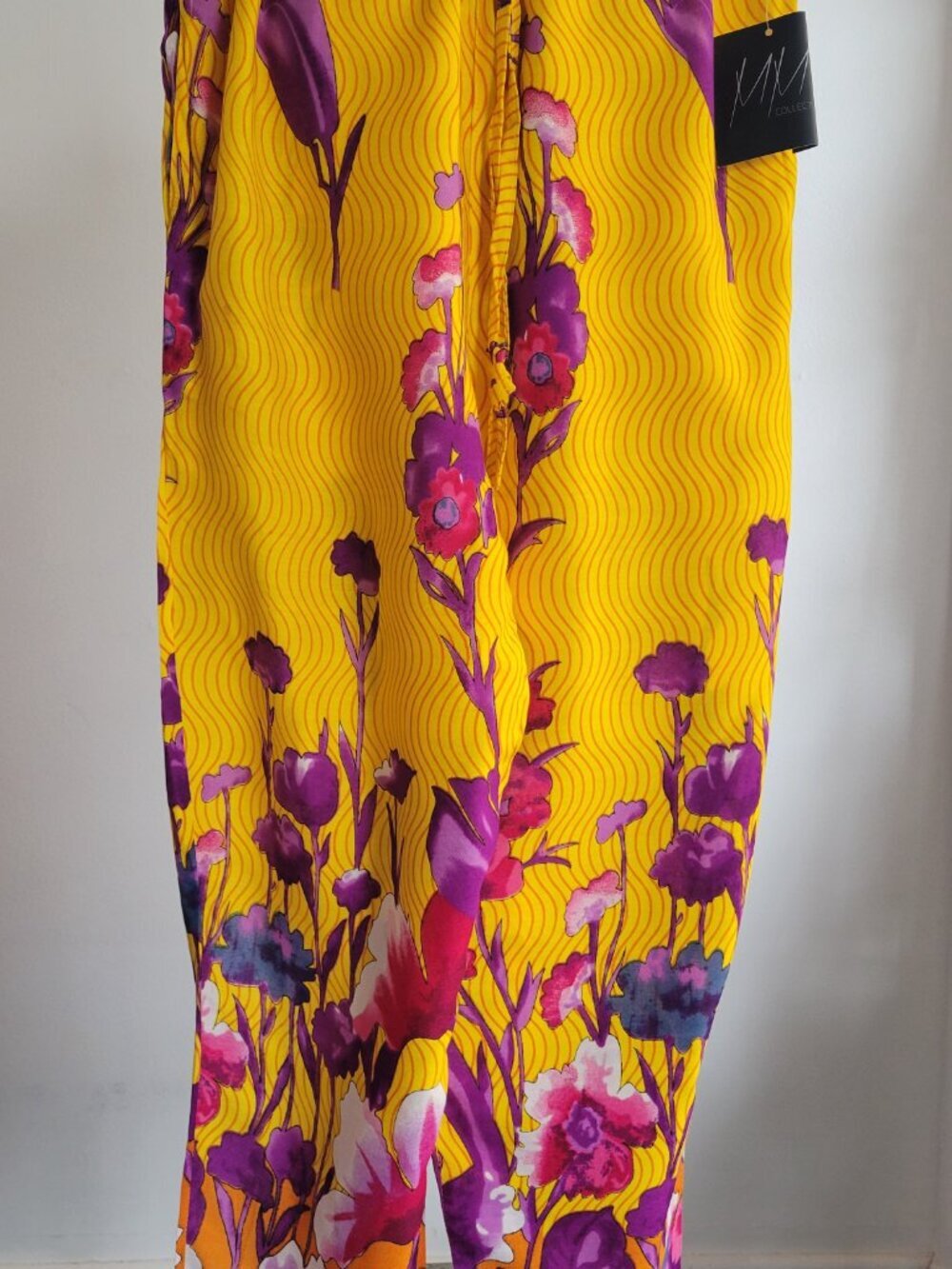 CKYMM Women's Wide-Leg Floral Patterned Pants ( Size: S/M) - Picture 14 of 14